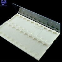 High Quality Pathology Lab Consumables Mailer Plastic Tray with Lid for 20 Pcs Microscope Slides Wallet