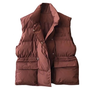 Vente en gros <span class=keywords><strong>Gilet</strong></span> en coton polyester <span class=keywords><strong>sans</strong></span> manches pour <span class=keywords><strong>femme</strong></span>, chaud pour l'hiver <span class=keywords><strong>Gilet</strong></span> court en duvet <span class=keywords><strong>grande</strong></span> <span class=keywords><strong>taille</strong></span> pour <span class=keywords><strong>femme</strong></span> - Product Image 1
