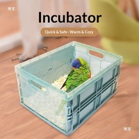 Couveuse automatique pour poussins avec lampe à température contrôlée, pour petits oiseaux, poulets, canards, oies, cailles