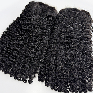 Peluca de Cabello Humano Rizado Birmano de Color Natural, Textura Suave y Voluminosa, Peluca de Encaje con Rizos Completos y Línea de Cabello Natural para Colección - Product Image 5