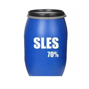 Los fabricantes proporcionan calidad superior Texapon N70 SLES 70 sodio lauril éter sulfato químico con precio competitivo