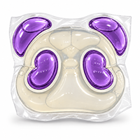 Capsules de lessive 12g parfum lavande, capsules de lavage violettes, capsules de lessive personnalisées OEM ODM sous marque privée