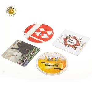 Фабричная пивная подставка под заказ, одноразовая реклама, картонные абсорбирующие бумажные подставки для напитков - Product Image 5