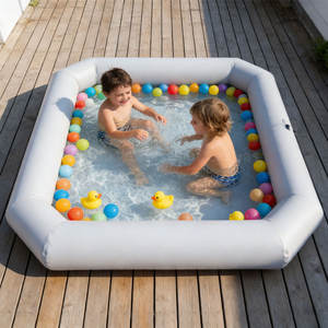 <span class=keywords><strong>Piscine</strong></span> gonflable pour enfants Keyubo 5*4*0.6m, sur mesure, durable et imperméable, en PVC, pour usage familial, prix en gros - Product Image 1