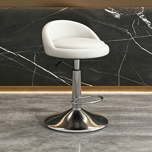 Tabourets de bar, bancs confortables pour bars, style minimaliste moderne, chaises à dossier pivotant réglables en hauteur, tabourets de caisse. - Product Image 1