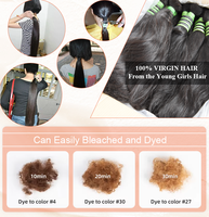 Originea Nuovo Arrivo Capelli Umani Afro Kinky Bulk per Crochet, Capelli Umani Lisci Kinky Bulk per Extension e Intrecciatura, Ingrosso