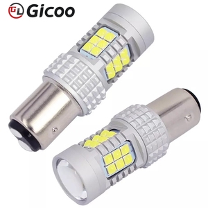 Luz LED de Señalización 1156 BA15S 1157 BAY15D Canbus para Auto, 3030SMD, Doble Color, 7440 7443 3156 3157, Bombilla de Señalización Trasera, Ámbar/Blanco - Product Image 5