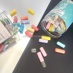 Mensaje caliente en frasco de plástico Botella Cápsula Carta Amor Amistad Píldora transparente para regalos Juegos de fiesta Carta de amor Cápsula Hoja de regalo - Product Image 3