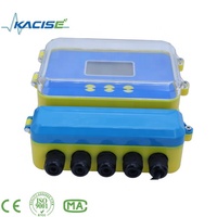 Débitmètre Doppler portable pour l'eau avec capteur de température intégré Support OEM personnalisable