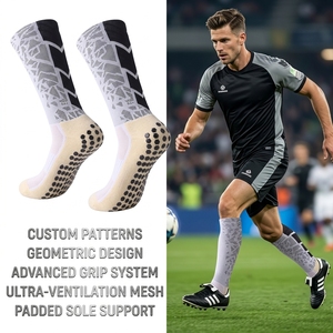 Calcetines Deportivos Transpirables Antideslizantes para Fútbol, Diseño de Media Pantorrilla - Product Image 1