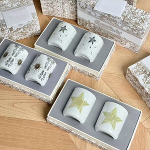 Venta al por mayor: Vela de cera de soja Lucky Star de larga duración con aroma frutal en tarro de cerámica, regalo de aromaterapia ecológico para Diwali - Product Image 2