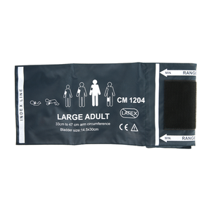 医疗配件可重复使用的大型成人33-47厘米尼龙单管血压袖带 - Product Image 2