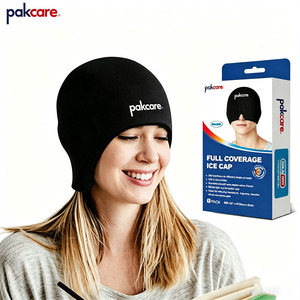 Gorro para Alivio <span class=keywords><strong>de</strong></span> Migrañas, Gorro para Dolores <span class=keywords><strong>de</strong></span> <span class=keywords><strong>Cabeza</strong></span>, 3 Tamaños, Reutilizable, con Gel Frío para Dolores <span class=keywords><strong>de</strong></span> <span class=keywords><strong>Cabeza</strong></span>, Tensión, Sinusitis, Estrés, Fiebre y Ojos Hinchados - Product Image 1
