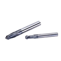 Offre Spéciale – Fraise à Double Flûte à Bout Rond de 6 mm en Carbure de Tungstène, Revêtement AlTiN, OEM/ODM, Haute Précision, Angle de Hélice 35° pour