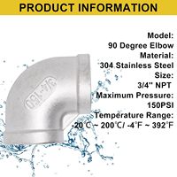 Raccord coudé mâle égal forgé en acier inoxydable 304 de haute qualité, 1/2 pouce, DN15, haute pression, tête hexagonale plaquée pour tuyauterie