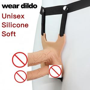Dildo para Parejas Airis, Diseño de Doble Extremo para Placer Compartido, con Silicona Suave y Arnés Cómodo para Uso Simultáneo - Product Image 1