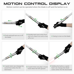 Lgt Saber anakin <span class=keywords><strong>Skywalker</strong></span> lightsaber mịn Swing kiểm soát ứng dụng kim loại dueling Saber cho người lớn cosplay Quà Tặng - Product Image 5
