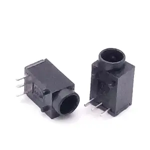 DC-003A Dc003a DC003 DC Power Jack Connector 3.5*1.3Mm 3-Pin DIP Dc Female Jack Socket