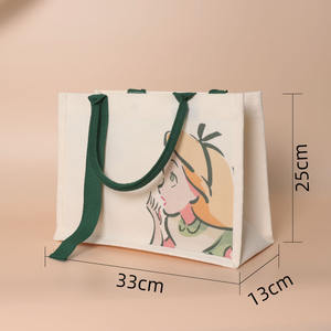 Bolsa de compras con logotipo personalizado impreso para mujer fiesta de fin de semana lona de algodón reutilizable orgánico <span class=keywords><strong>regalo</strong></span> de playa - Product Image 3