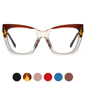 Monture de lunettes carrée anti-lumière bleue 87294, monture complète unisexe, verres en acétate, protection contre la lumière bleue, origine Taizhou - Product Image 5