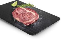 Plateau de décongélation en métal avec plaque d'égouttage pour la cuisine domestique pour la viande et les aliments surgelés