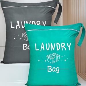 Bolsa de Almacenamiento de Tela Personalizada de Gran Capacidad, Lavable, con un Solo Bolsillo, Impermeable, con Impresión, para Viajes, con Separación para Artículos Secos y Húmedos - Product Image 6