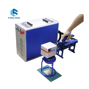 Fonland Portable Hand Held Laser Marking Machine 30W Stainless Steel Color Laser Marking For Metal