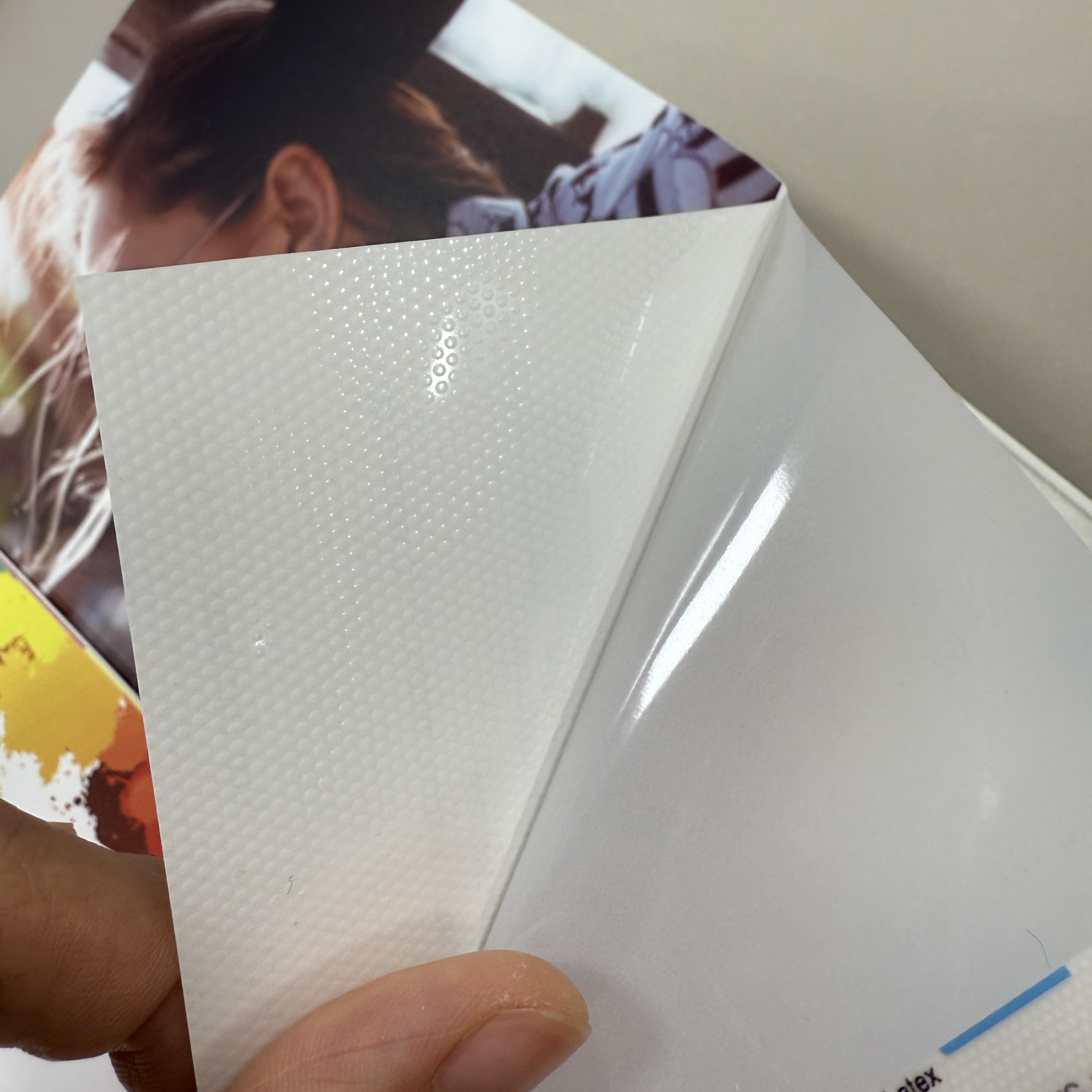 Paper Posters Universal White Pet Easy Release Liner Film Self-Adhesive Backlit Pet Film Adhesive Paper Film