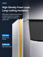 Machine à glaçons cubiques commerciale de type split avec nettoyage automatique