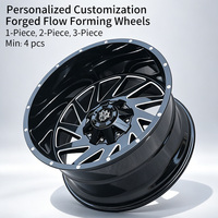 Jantes Flowtone 22 pouces 6x139.7 /135mm Rucci 22x12, jantes résistantes à la corrosion, jantes à fond profond, jantes pour voitures, jantes pour automobiles