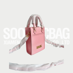 Robe Soochic personnalisée de haute qualité en cuir de galets végétalien mini sac à main sac à main sac à main avec bûche en métal et sangle amovible - Product Image 4