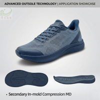 Semelle extérieure MD antidérapante haute résilience WL pour baskets de performance athlétique pour enfants avec couleur et logo personnalisés