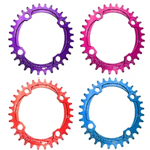 Mountain Bike And Rout Bikes Parts Chainring 104 Bcd 32T 34T 36T 38T Oval Bicycle Parts Crankset Chainring Fat Bike Chainrings