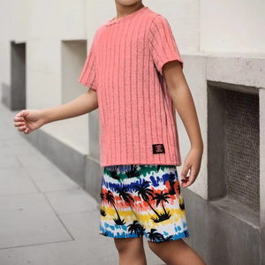 Wholesale Quick Dry Boys <strong>Swim</strong> Trunks Kids Summer Swimwear Set Stretchable Pool Play <strong>Costumes</strong> With Print Design Beach <strong>Shorts</strong> - Product Image 2