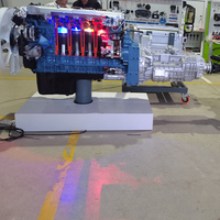 Banc d'essai de formation et de réparation pour moteur diesel Scania 6 cylindres avec simulation de défauts pour atelier automobile