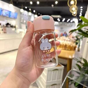 แก้วน้ำแก้วขนาดเล็ก 150 มล. พกพาสะดวก น่ารัก สไตล์น่ารัก ขวดน้ำขนาดเล็ก - Product Image 6