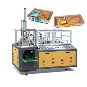 High Factory Price Automatic Biodegradable Disposable Tableware Food Paper Lunch Box Production Line