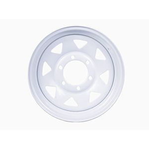 Meilleure vente <span class=keywords><strong>12</strong></span> 13 14 15 16 <span class=keywords><strong>pouces</strong></span> <span class=keywords><strong>jante</strong></span> 4 <span class=keywords><strong>trous</strong></span> <span class=keywords><strong>5</strong></span> <span class=keywords><strong>trous</strong></span> 6 <span class=keywords><strong>trous</strong></span> jantes en acier allié pour <span class=keywords><strong>remorque</strong></span> White Spoke - Product Image 1