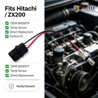 Sensor Kecepatan Mesin 6026077 RPM Tachometer Untuk Excavator Hitachi ZX200 Flywheel Magnetic Pickup Pengganti Aftermarket