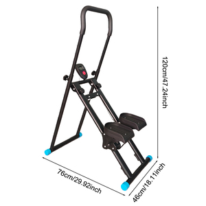 Máquina de Escaleras Verticales para Interiores con Marco de Acero y Pantalla LCD, 3 Niveles de Altura Ajustable - Product Image 5