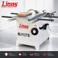 Scie à table horizontale MJ113TB robuste et de haute précision avec moteur pour la découpe de panneaux de bois