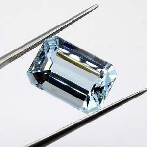 Piedra preciosa aguamarina natural 9,00 Cts Octagon Cut AA + Blue Anabiya Gems Africa Origin para la fabricación de joyas - Product Image 2