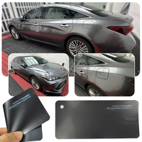 Film pour voiture sans bulles d'air Liquid Metal Graphite / Gun Grey / Ash 1.52*17m Film d'emballage pour voiture Silver Color PPF Wrap Vinyl Car Films