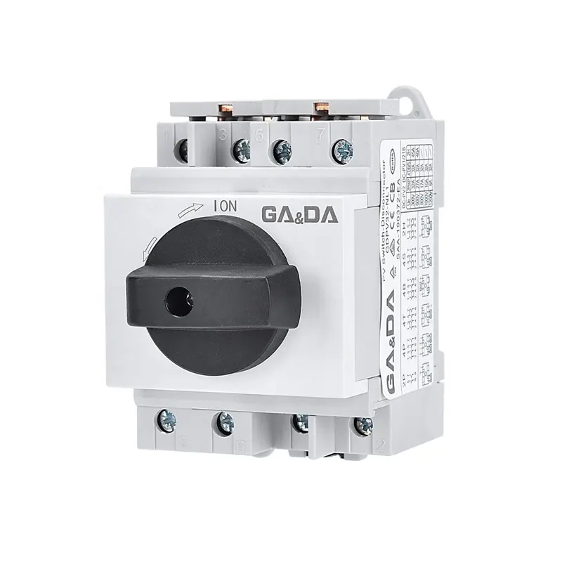 GDPV32-NL1 DC Electric Isolator disconnect Switch IP20 DC Isolator Switch 3 Pole 4 Pole 1000V for DC application