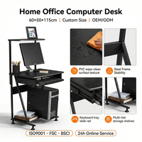 Bureau d'angle compact pour ordinateur, idéal pour le télétravail et les petits espaces, bureau de jeu pour ordinateur, Escritorio Para Computadora