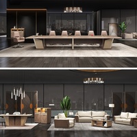 Fournisseur de mobilier de bureau haut de gamme dernier bureau design bureau de luxe moderne pour directeur exécutif