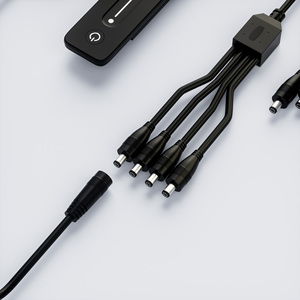 <b>Plug</b> and Play Black Silicone LED Neon Rope Light 8x12mm Flexible Slatwall Light for DIY Bedroom Living Room Wall Decor - Product Image 4