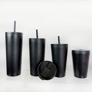 Wholesale Custom 24oz Stainless Steel Double Wall Vacuum Tumbler with Straw for <b>Hot</b> and Cold <b>Drinks</b> - Product Image 4