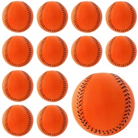 Balle de pression solide en mousse PU de 7 cm |   Balle anti-stress souple et élastique personnalisée pour le baseball/softball, soulagement de l'anxiété, entraînement de la force de préhension