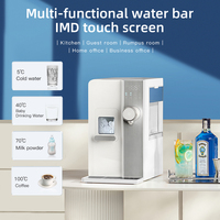 Mini distributeur d'eau de machine à glaçons de bureau à domicile avec chauffage instantané et distributeur d'eau froide de chauffe-eau de refroidissement par compresseur